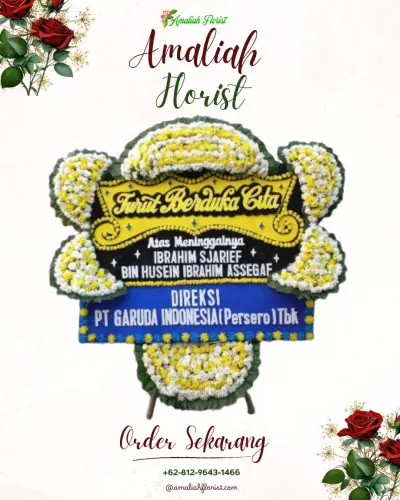Papan Bunga Duka di Ska Co Ex (convention & Exhibition)